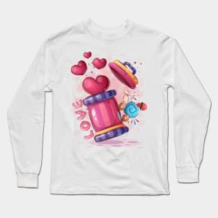 Love Discarded: Signs of Affection Enter the Trash Bin 🚮❤️ Long Sleeve T-Shirt